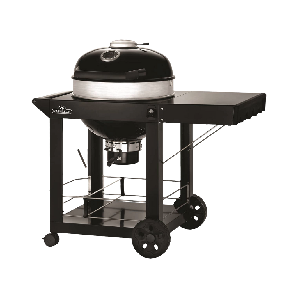 Barbecue charbon HEMERA Kettle PRO 57 cm sur chariot