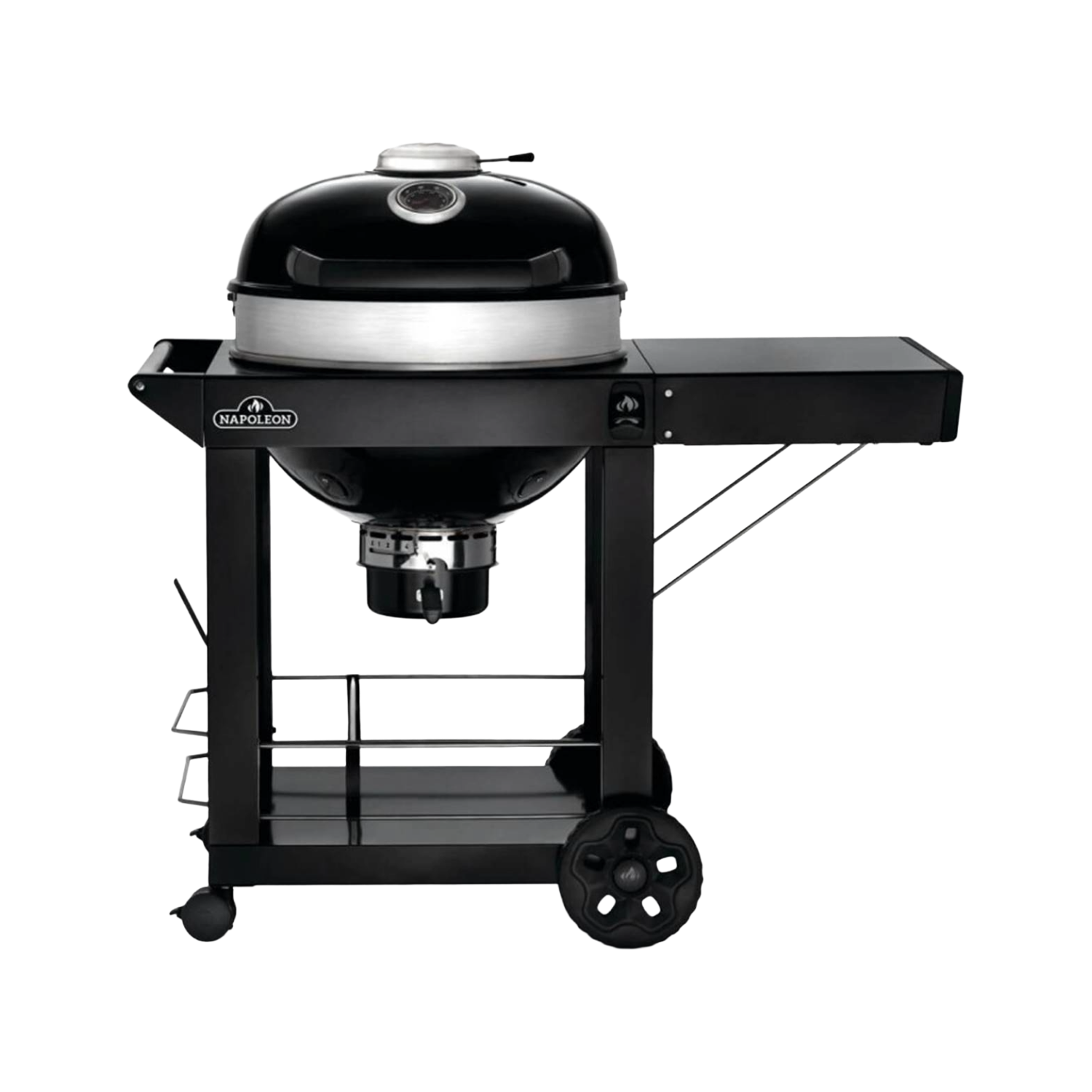 Barbecue charbon HEMERA Kettle PRO 57 cm sur chariot