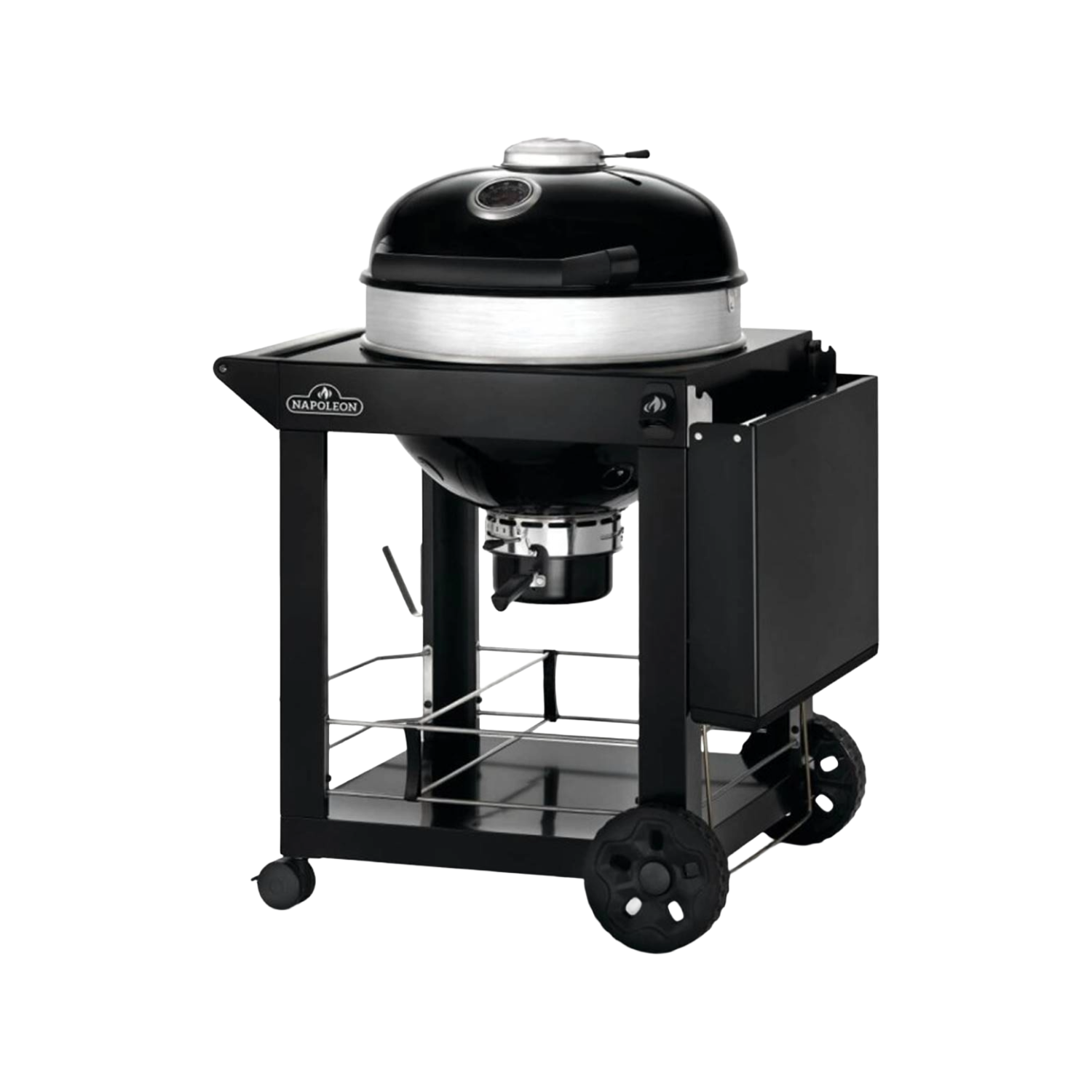Barbecue charbon HEMERA Kettle PRO 57 cm sur chariot
