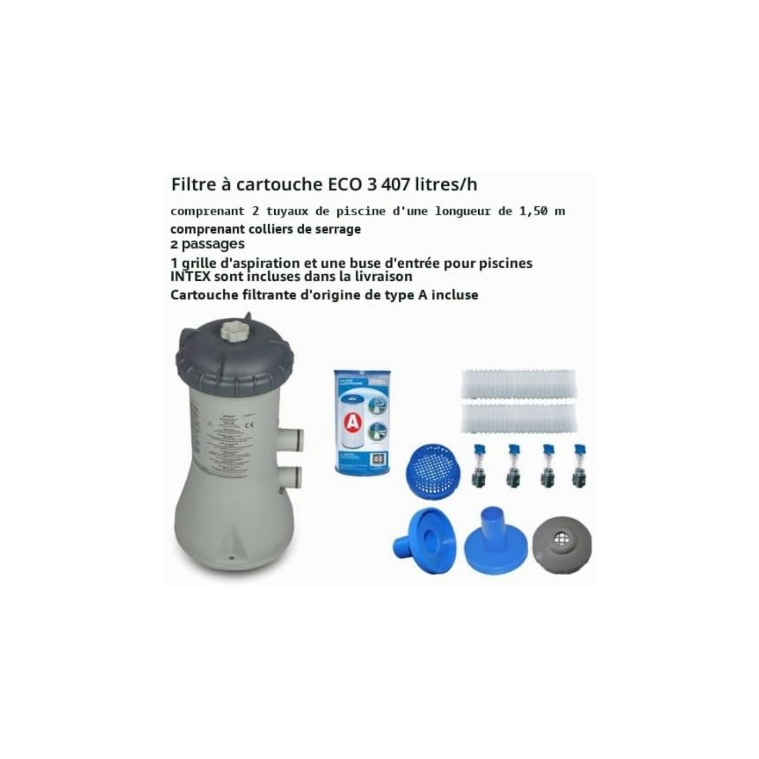 Piscine gonflable Easy Set 4,57 x 1,07 m