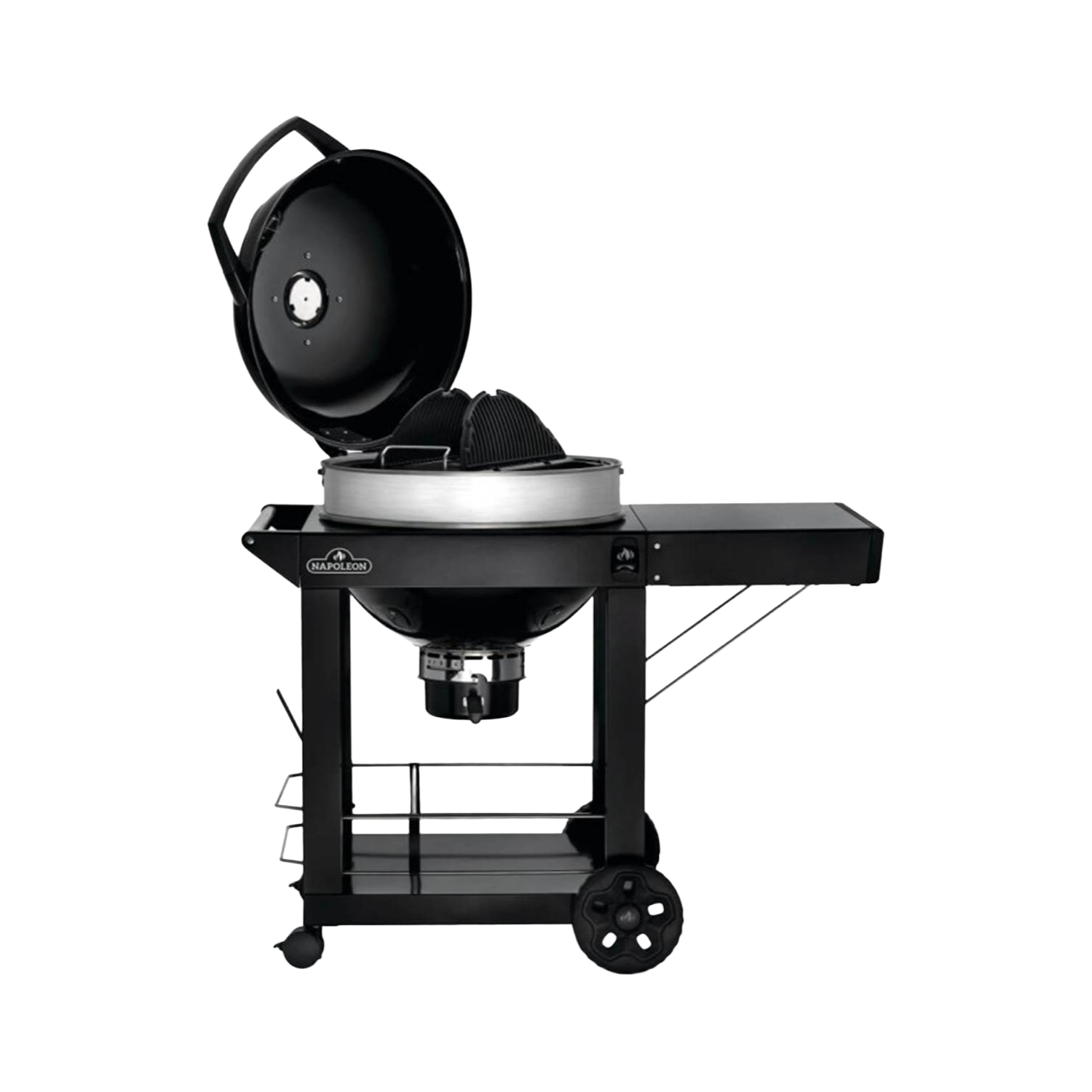 Barbecue charbon HEMERA Kettle PRO 57 cm sur chariot