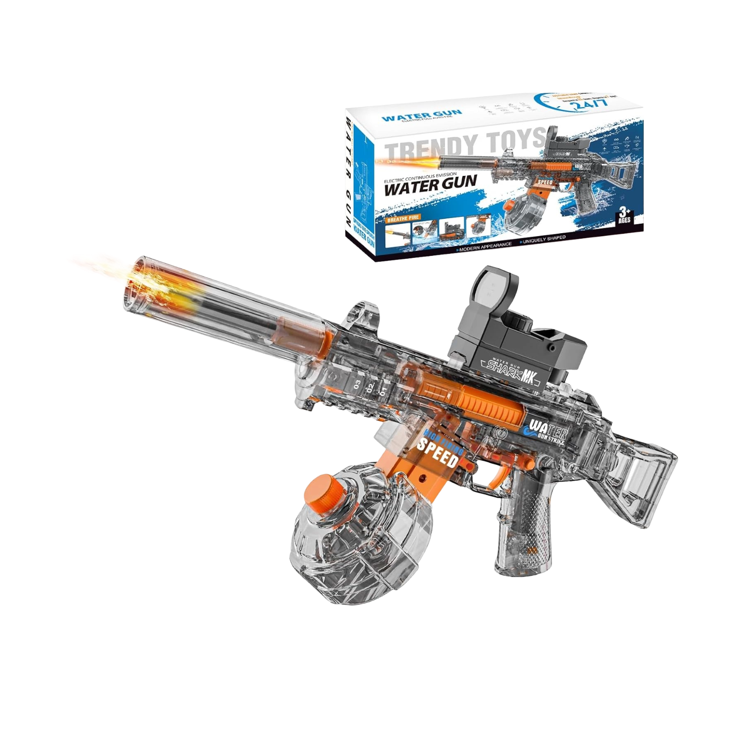 Pistolet à eau électrique HEMERA UMP45 Gris