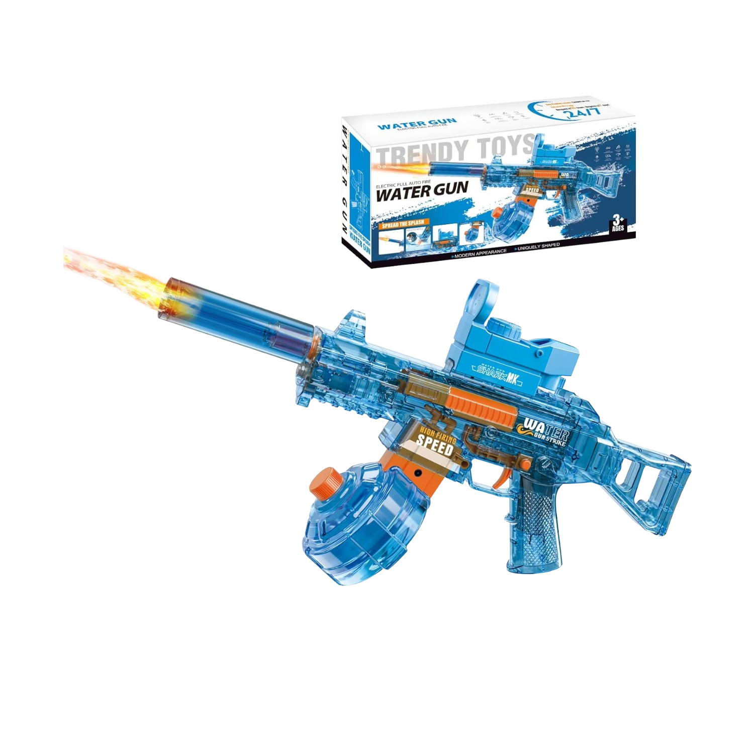 Pistolet à eau électrique HEMERA UMP45 Bleu