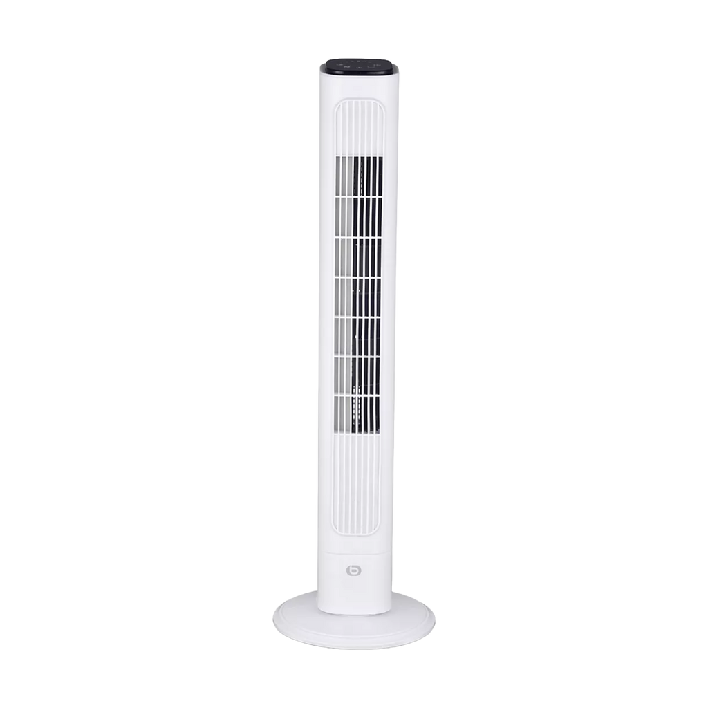 Ventilateur colonne blanc