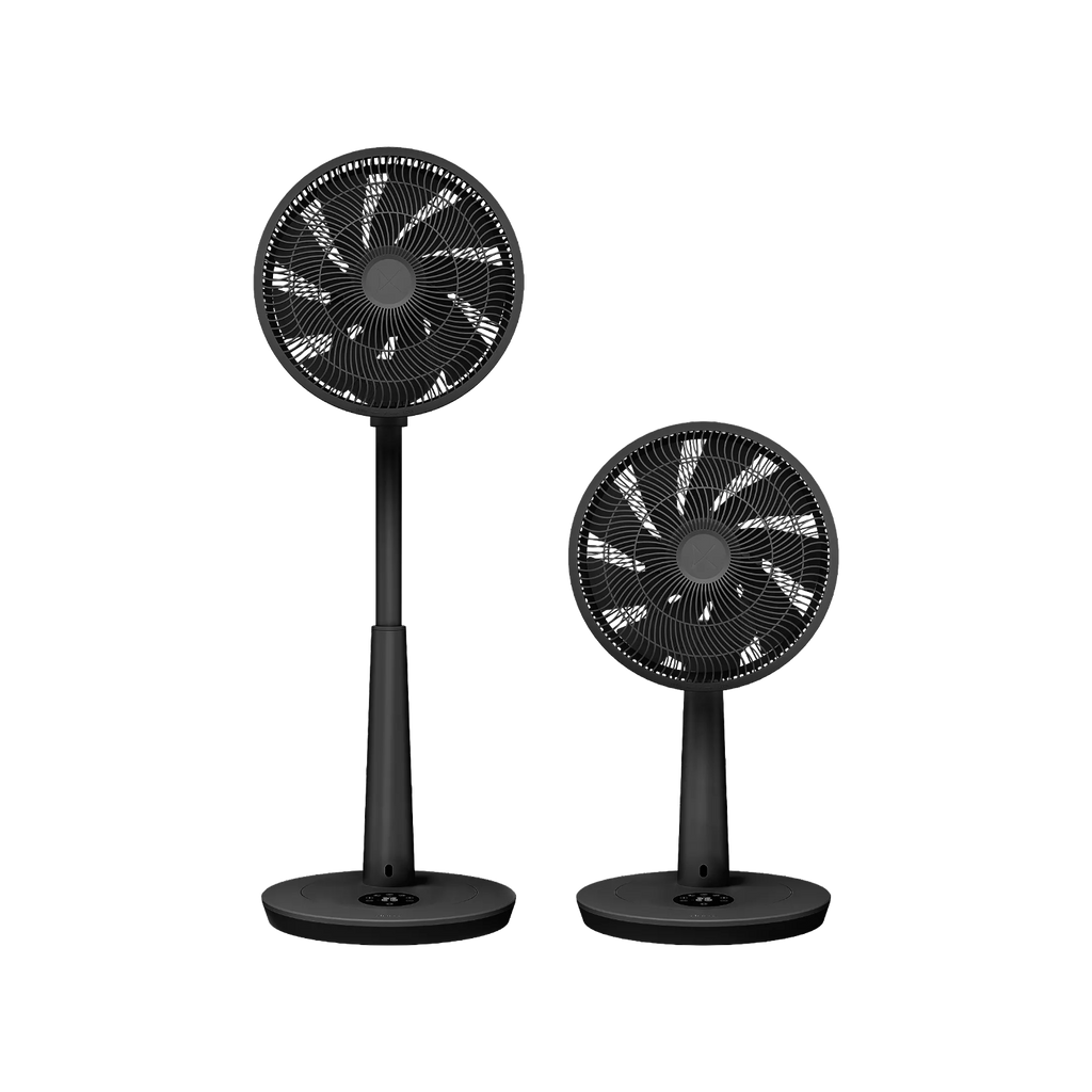 Ventilateur sur pied noir silencieux
