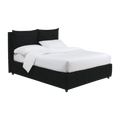 Lit simple DMORA Riesi 160 × 190 cm Noir