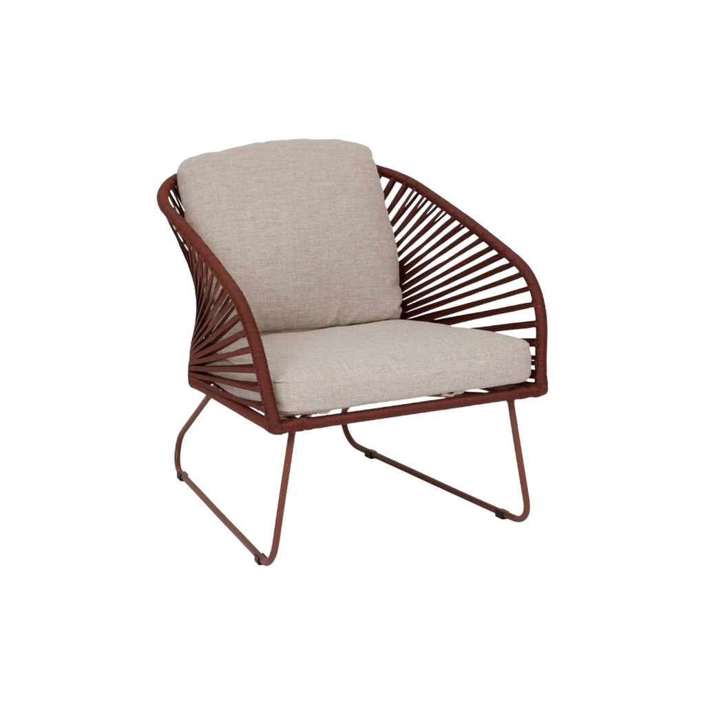 Salon de jardin BELANO Acajou