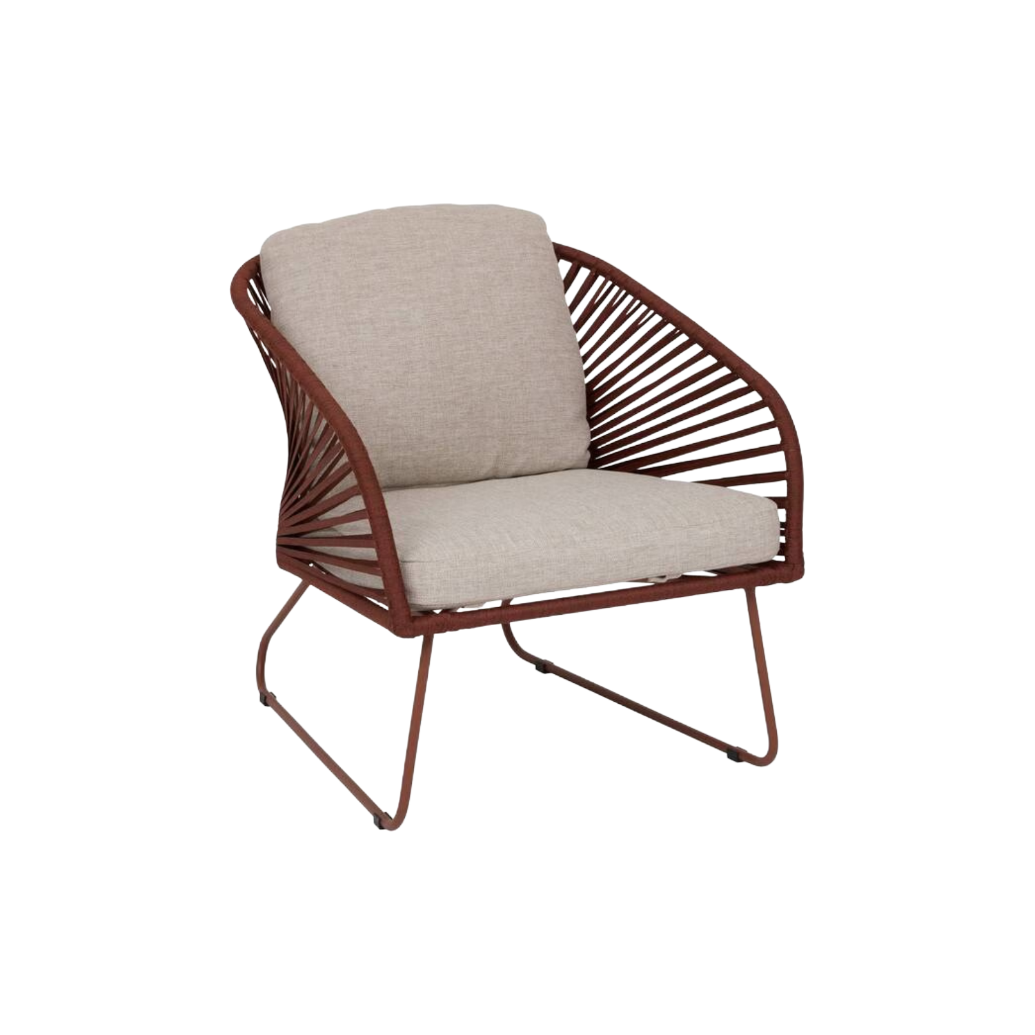 Salon de jardin BELANO Acajou