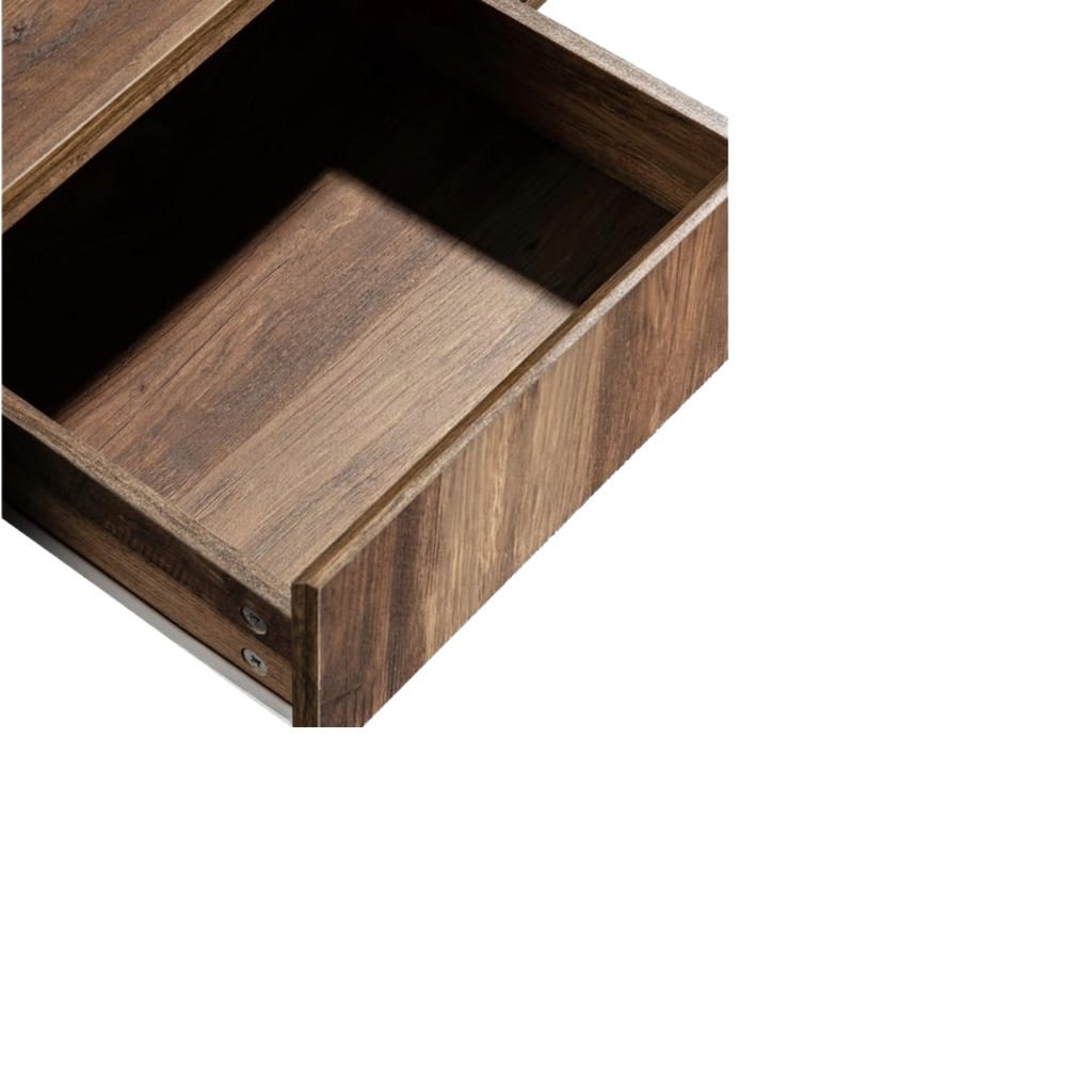 Table basse rectangulaire 106 cm Bois foncé