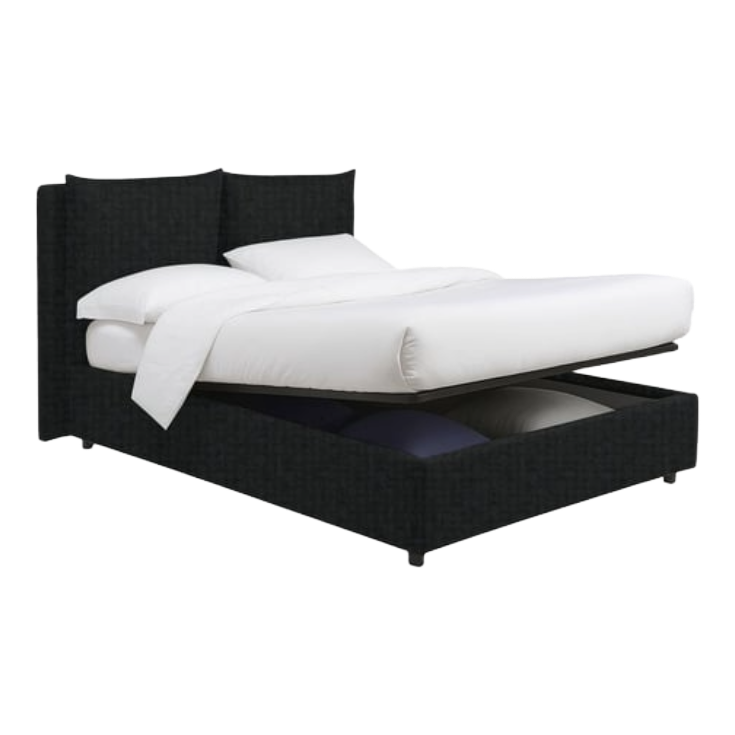 Lit simple DMORA Riesi 160 × 190 cm Noir