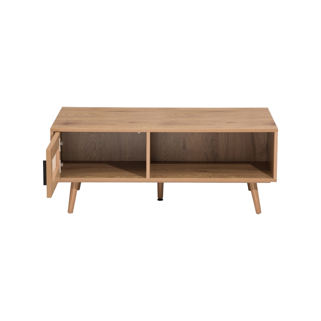 Table basse rectangulaire SAHARA 100 cm Bois clair