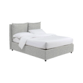 Lit simple DMORA Riesi 160 × 190 cm Gris