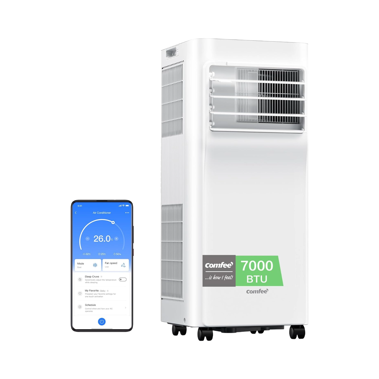 Climatiseur mobile 7 000 BTU