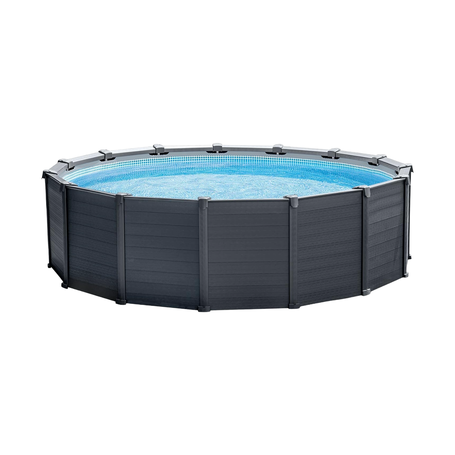 Kit Piscine Hors-Sol Graphite INTEX Ø 4,78 x H 1,24 m – Kit Complet