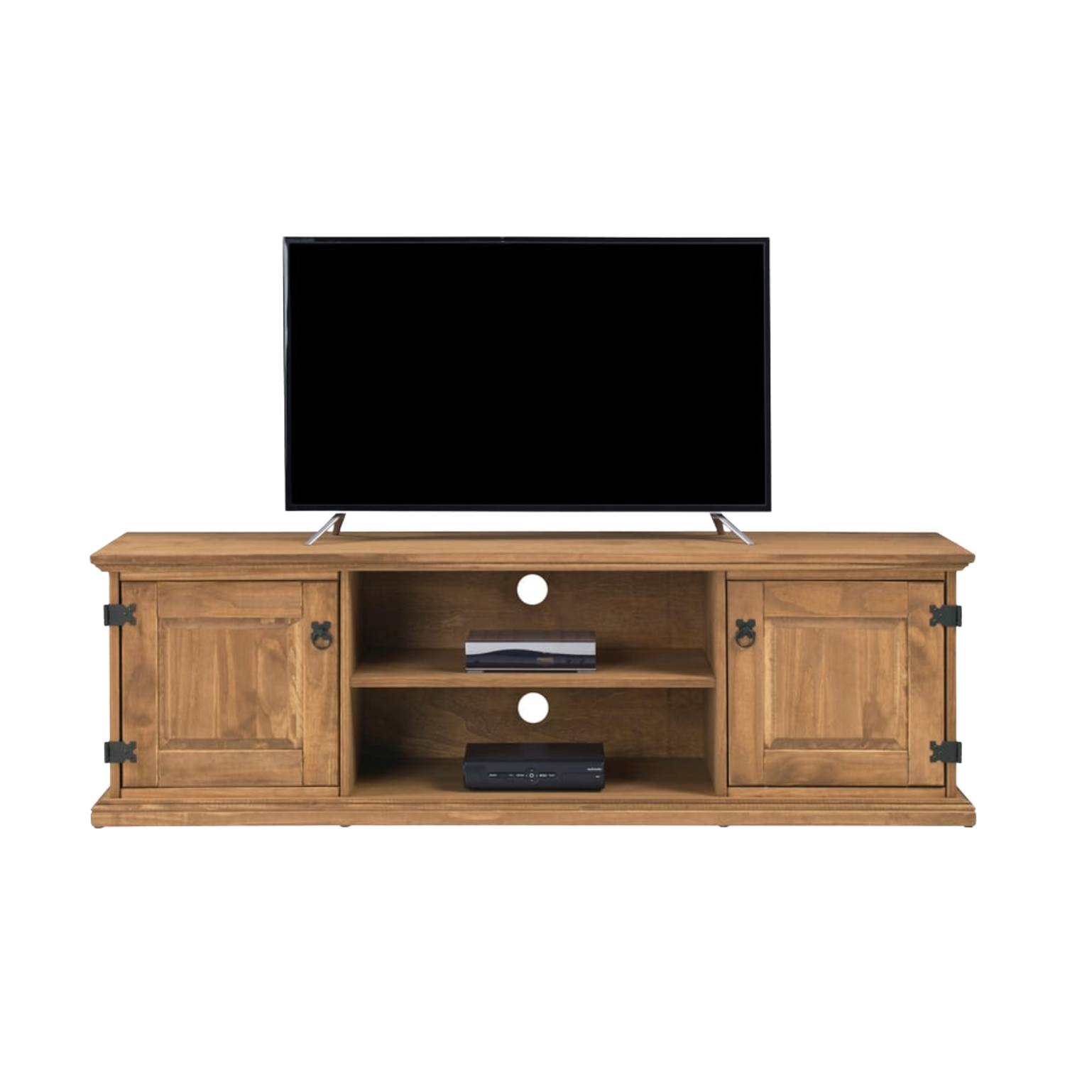 Meuble TV EL PATIO 160 cm en Pin Massif