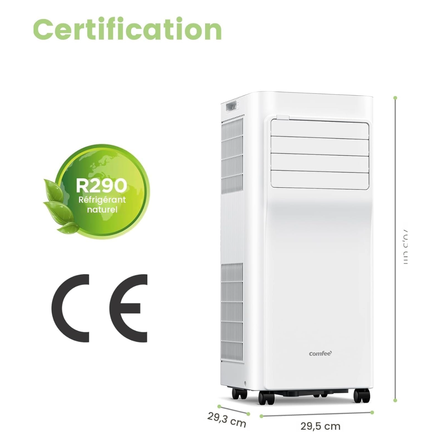 Climatiseur mobile 9 000 BTU