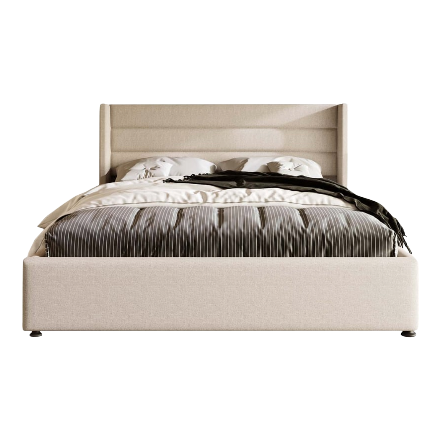 Lit coffre MODERNLUXE 180 × 200 cm Beige