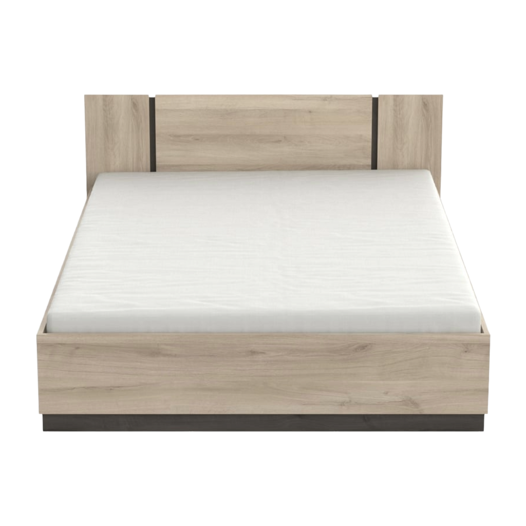 Lit simple WATSON 140 × 190 cm Chêne Kronberg / Waterford