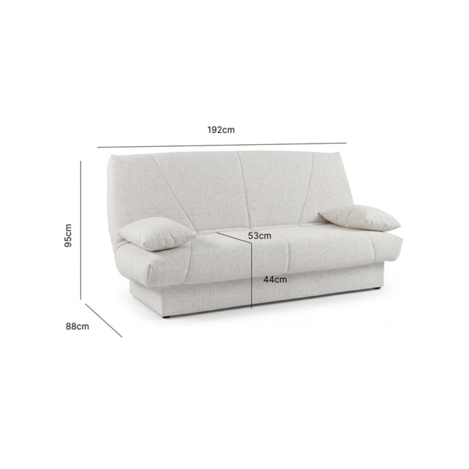 Banquette lit clic-clac 8 HEURES MANON
