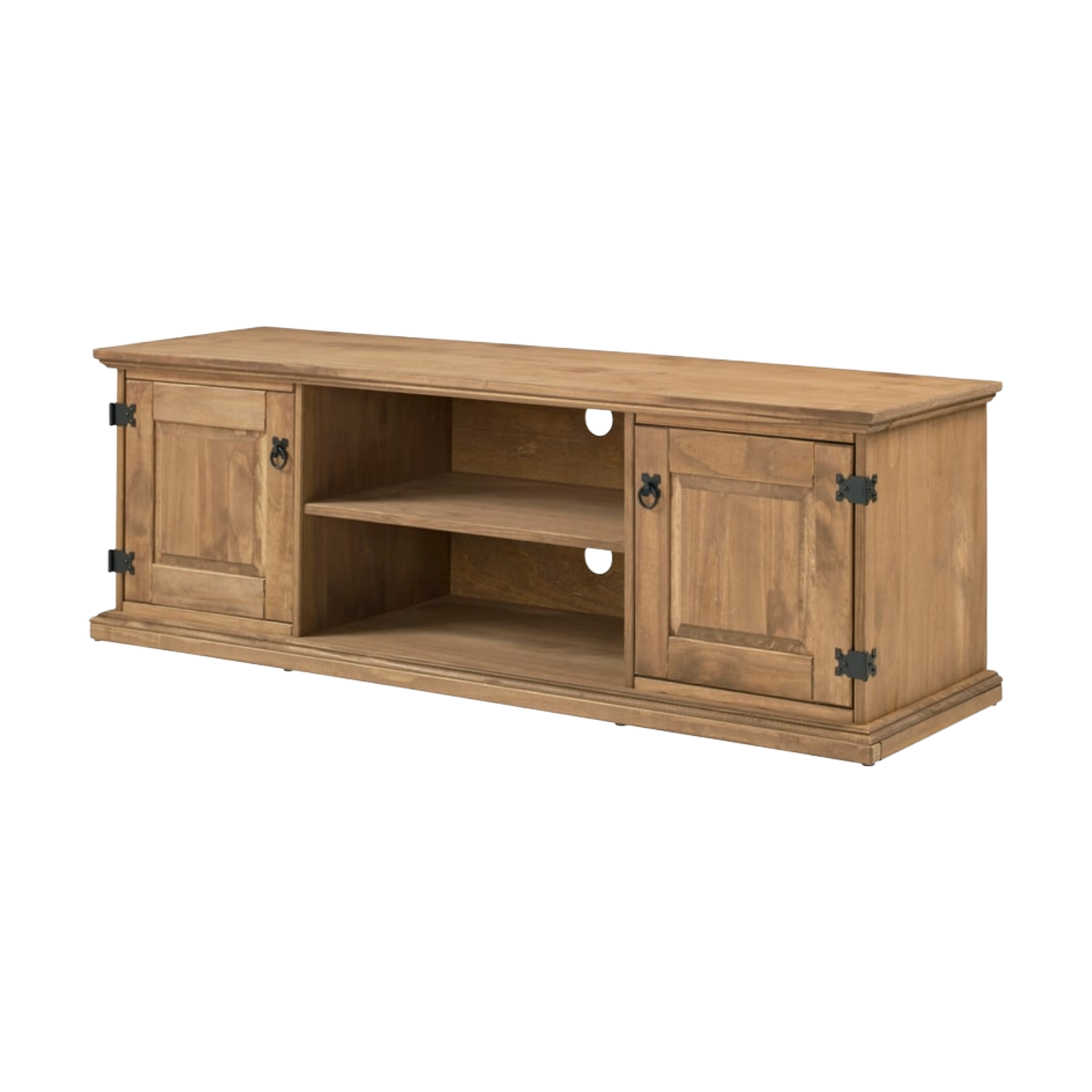 Meuble TV EL PATIO 160 cm en Pin Massif