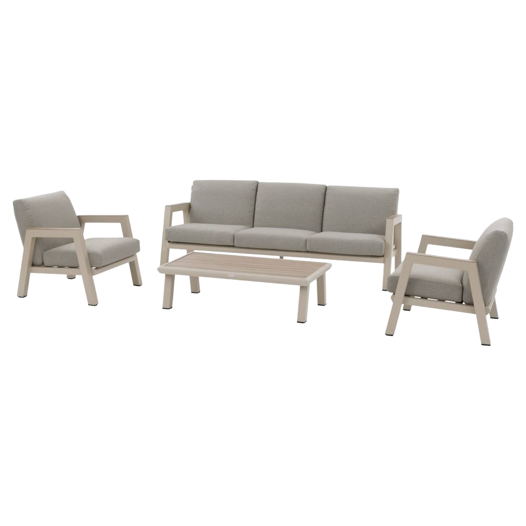 Salon de jardin AXIOME Beige & Argile
