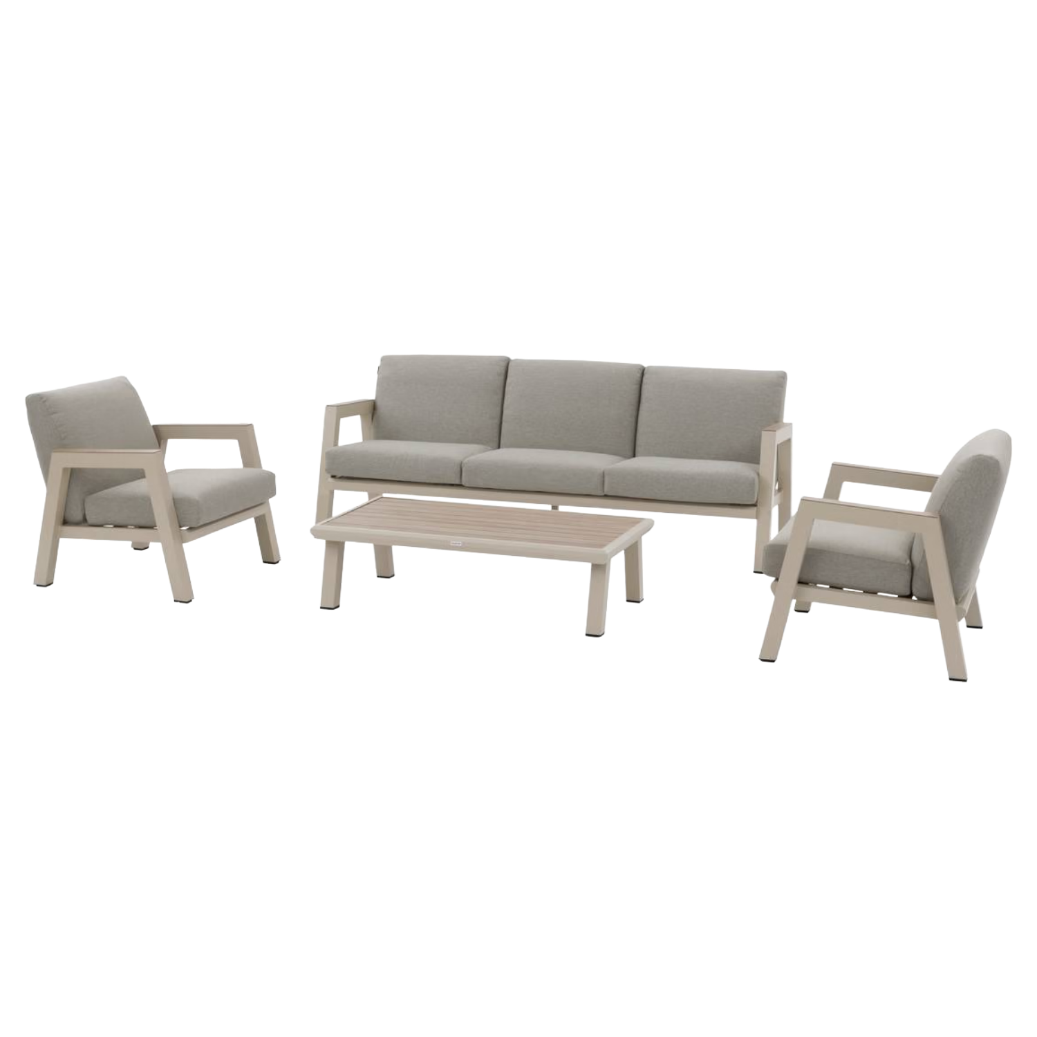 Salon de jardin AXIOME Beige & Argile