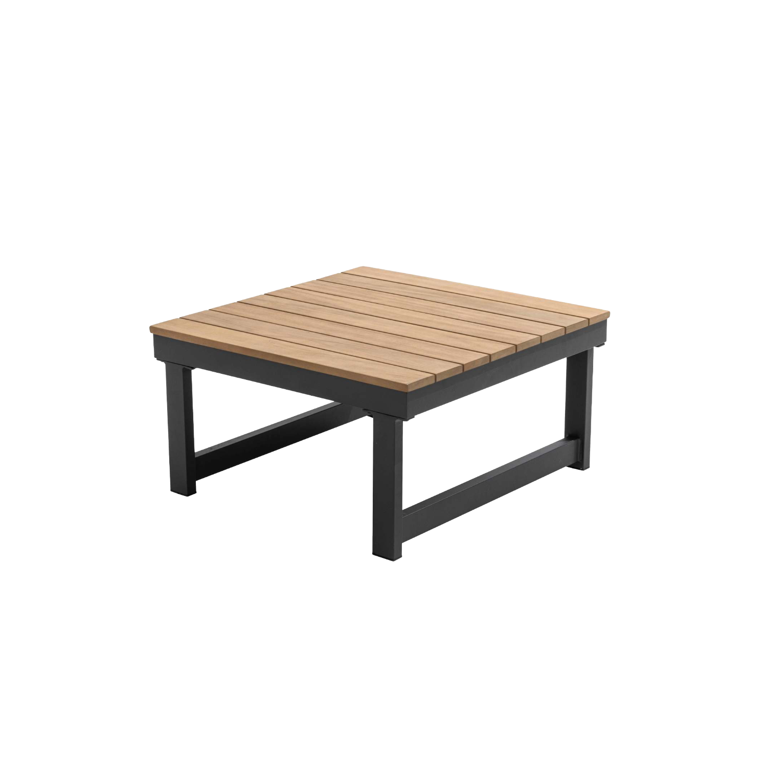 Salon de jardin bas d'angle modulable 6 places