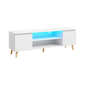Meuble TV HAVENLYHOME 120 cm Blanc