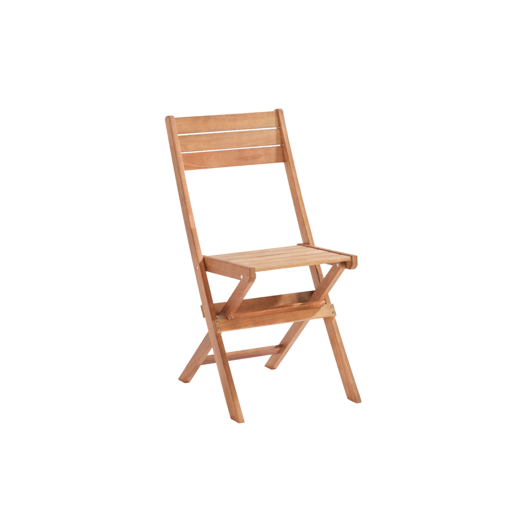 Ensemble de jardin pliant en bois
