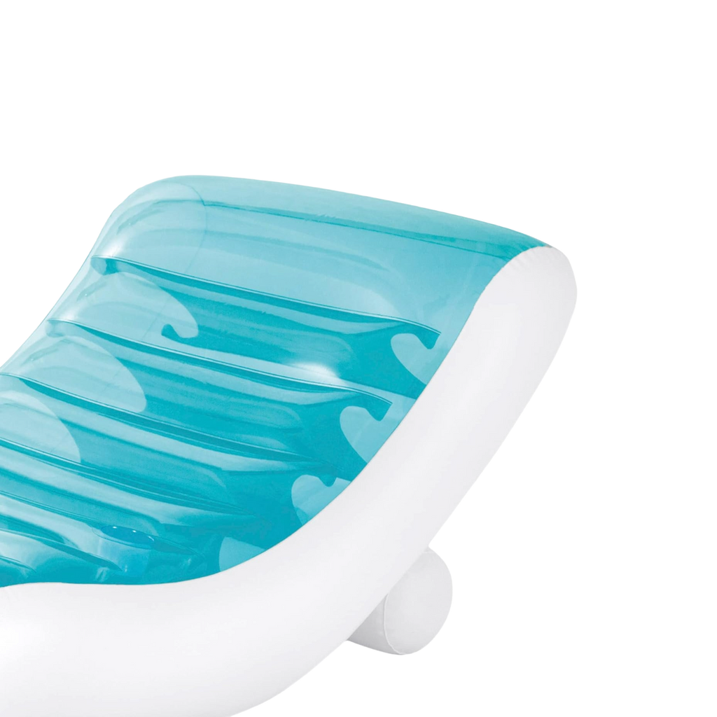 Matelas Pneumatique Fashion Design avec Dossier et Accoudoirs 161 × 84 cm