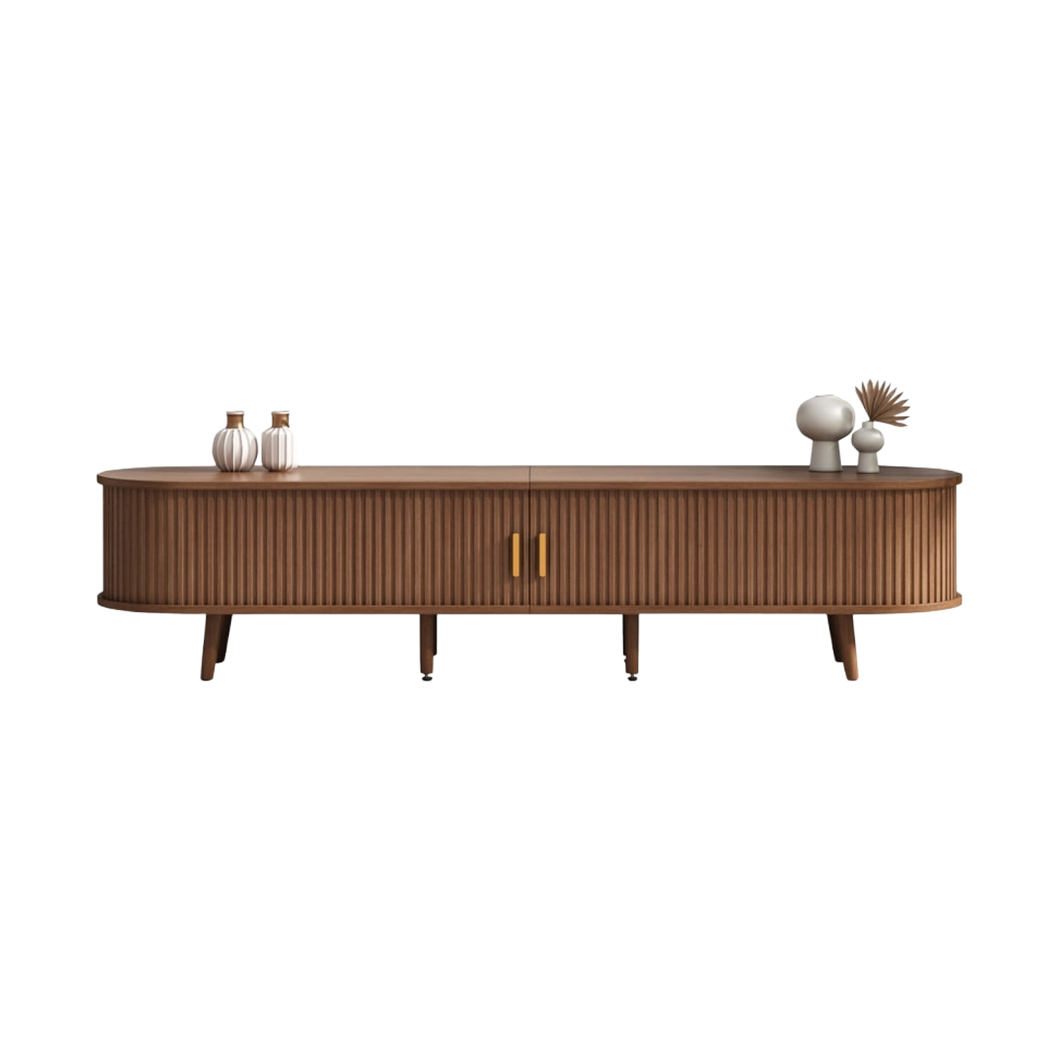 Meuble TV MERAX 170 cm Bois foncé