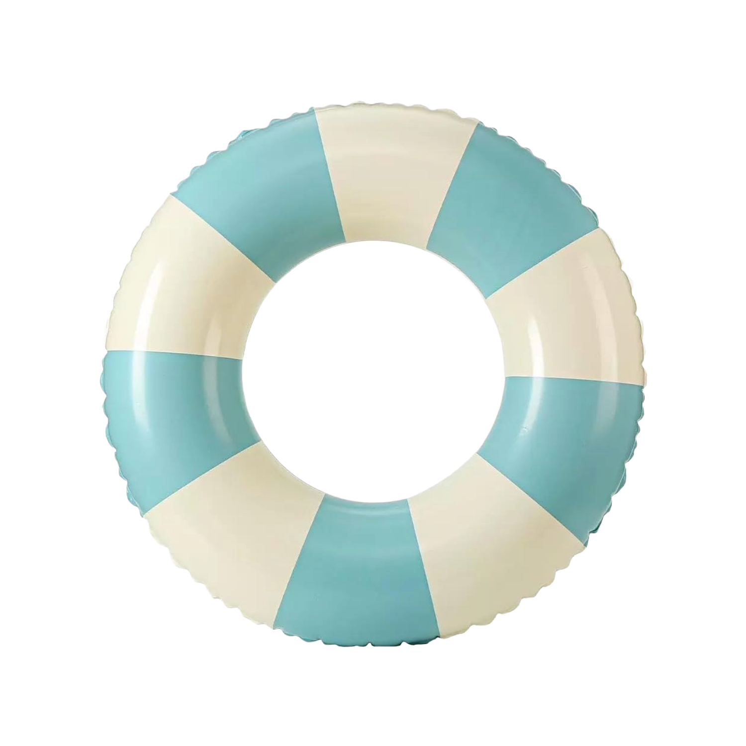 Anneau de Natation Gonflable Adulte Rétro Rayé 80 cm
