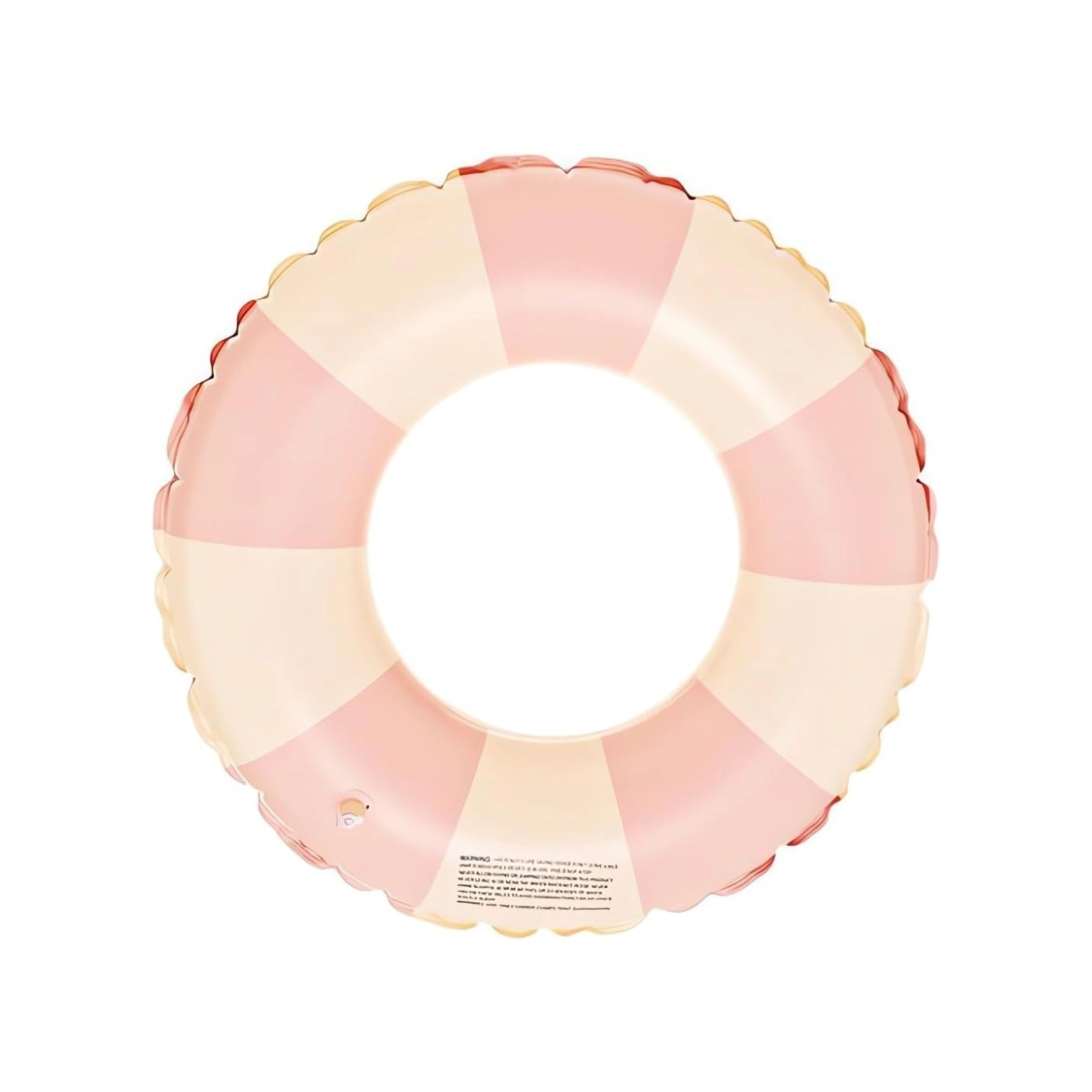 Anneau de Natation Gonflable Adulte Rétro Rayé 80 cm