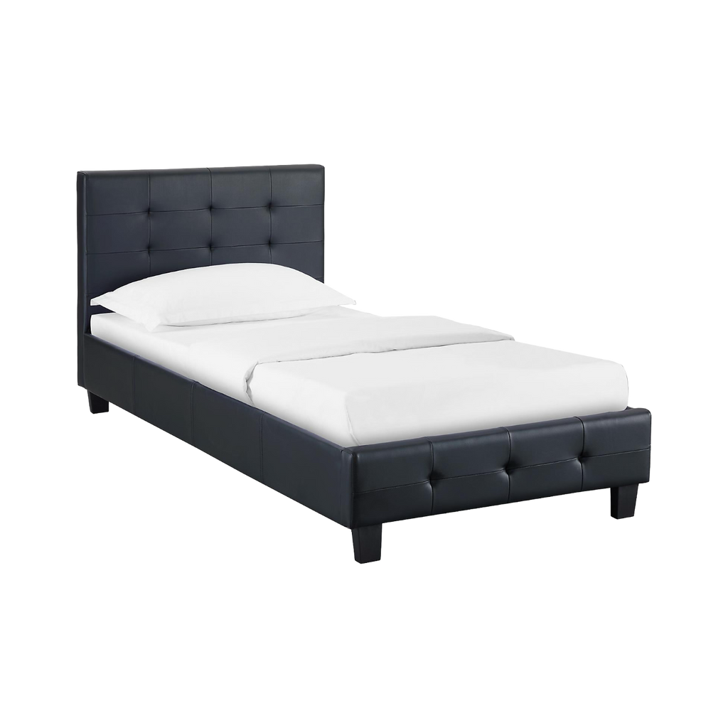 Lit simple REVE 90 × 190 cm Noir