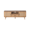 Meuble TV SAHARA 140 cm Bois clair
