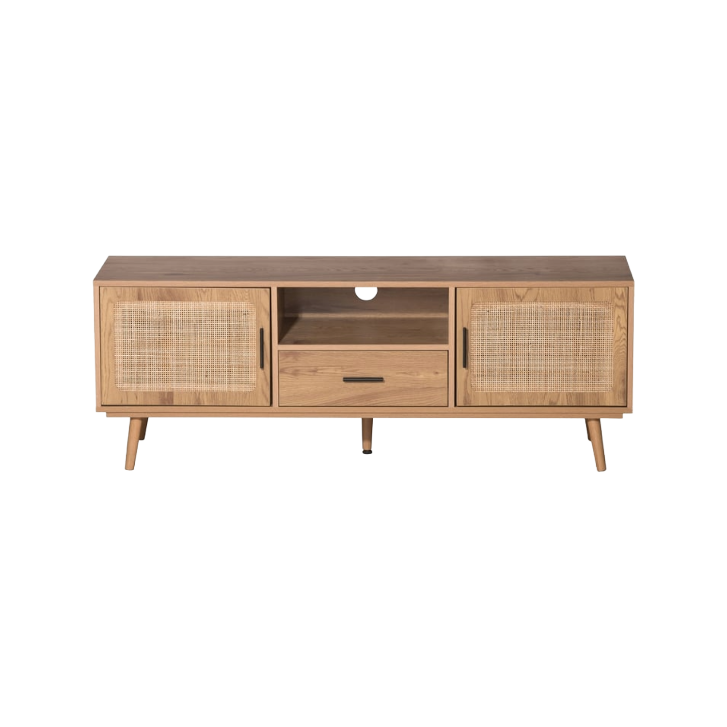 Meuble TV SAHARA 140 cm Bois clair