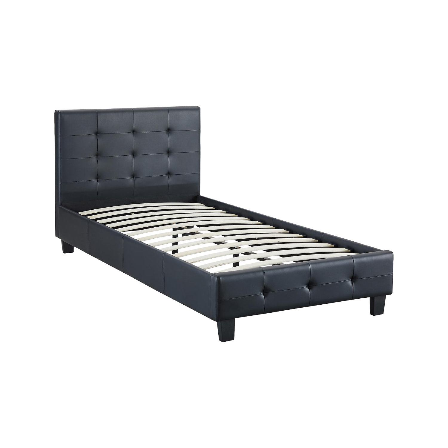 Lit simple REVE 90 × 190 cm Noir