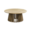 Table basse ronde LOMOCO FRIDA 90 cm Bois clair