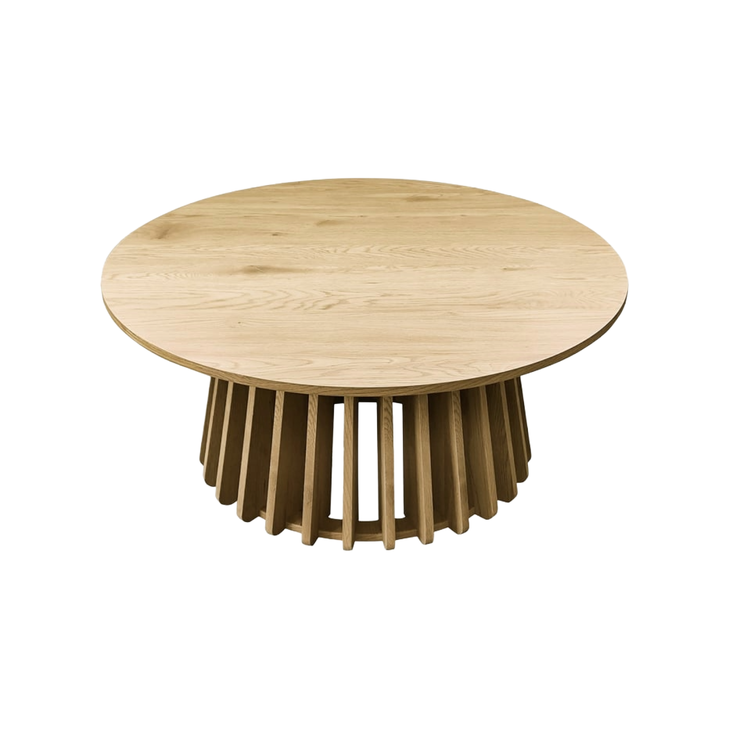 Table basse ronde LOMOCO FRIDA 90 cm Bois clair