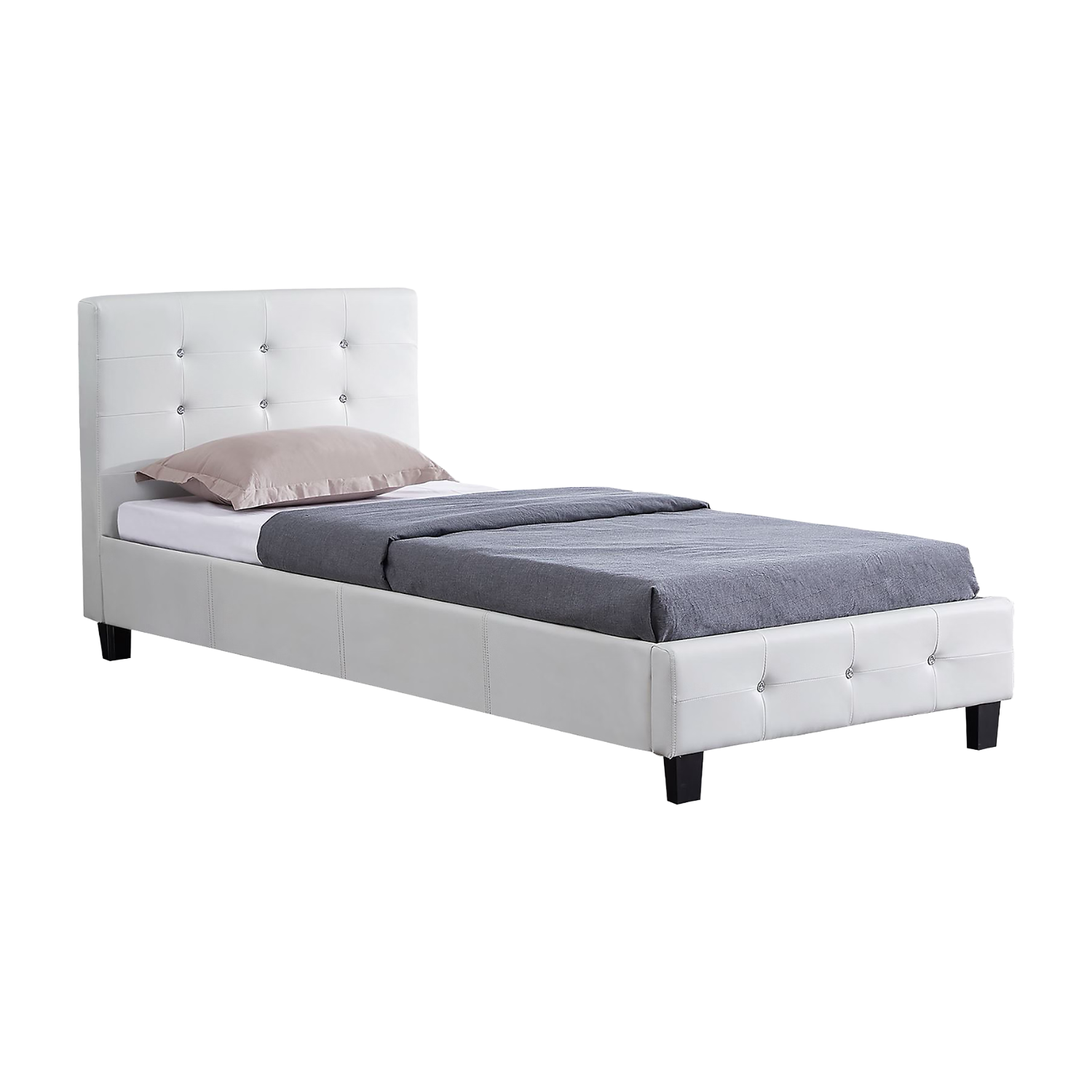 Lit simple TICO 90 × 190 cm Blanc