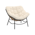 Fauteuil de jardin relax LOA IDMarket effet rotin
