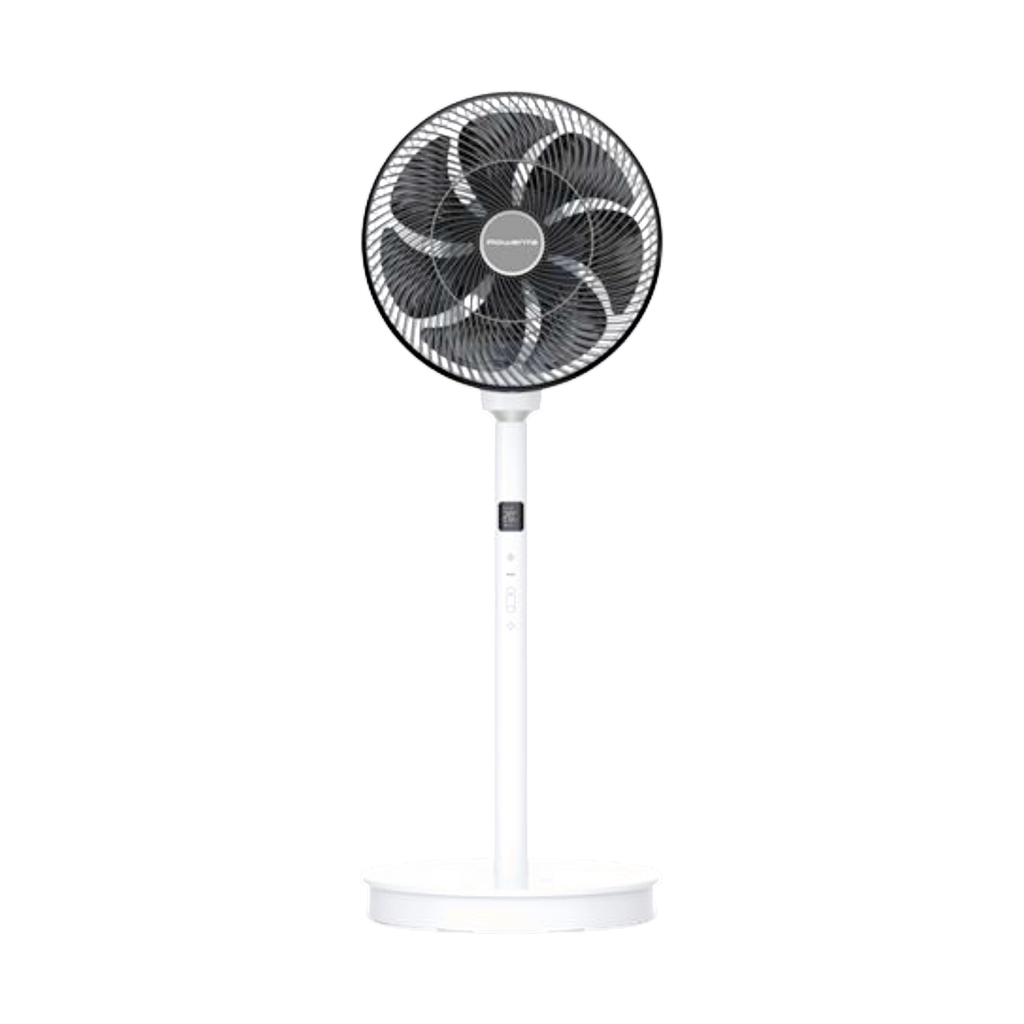 Ventilateur sur Pied Rowenta Turbo Swift Silence QV5040F0 – Ultra Silencieux – Blanc