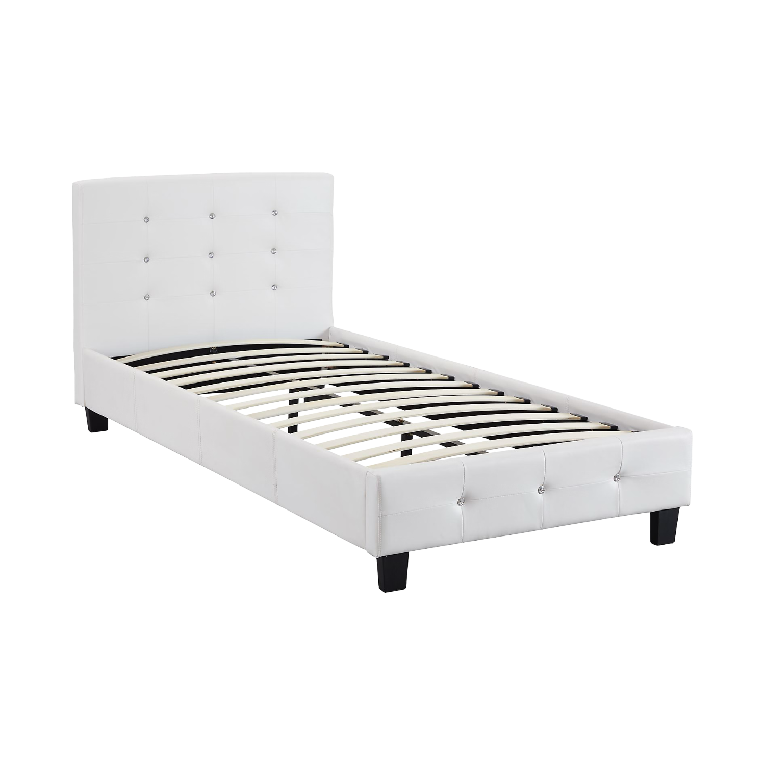 Lit simple TICO 90 × 190 cm Blanc