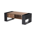 Table basse rectangulaire 106 cm Bois foncé