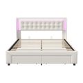 Lit coffre 160 × 190 cm Beige