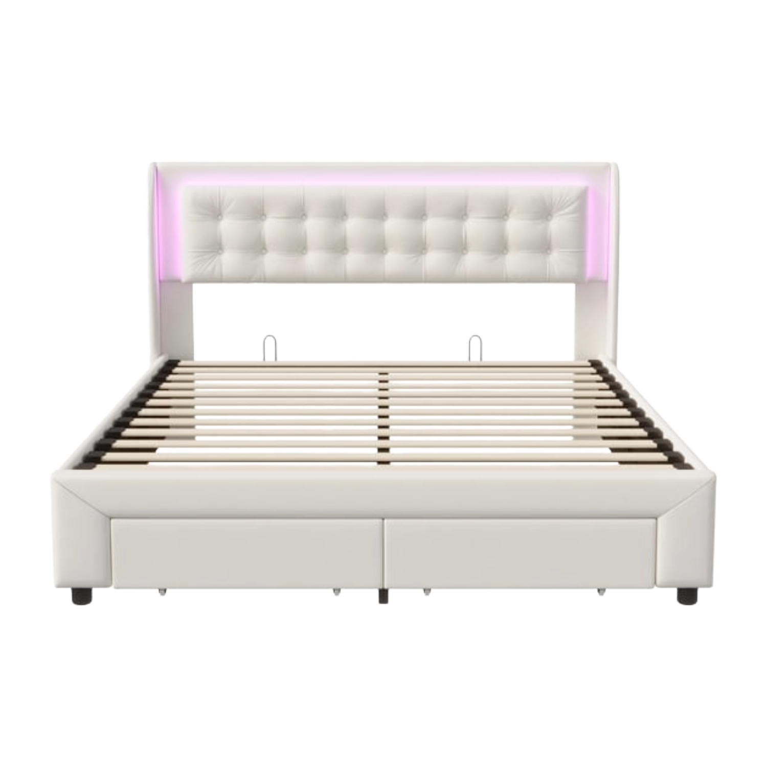 Lit coffre 160 × 190 cm Beige