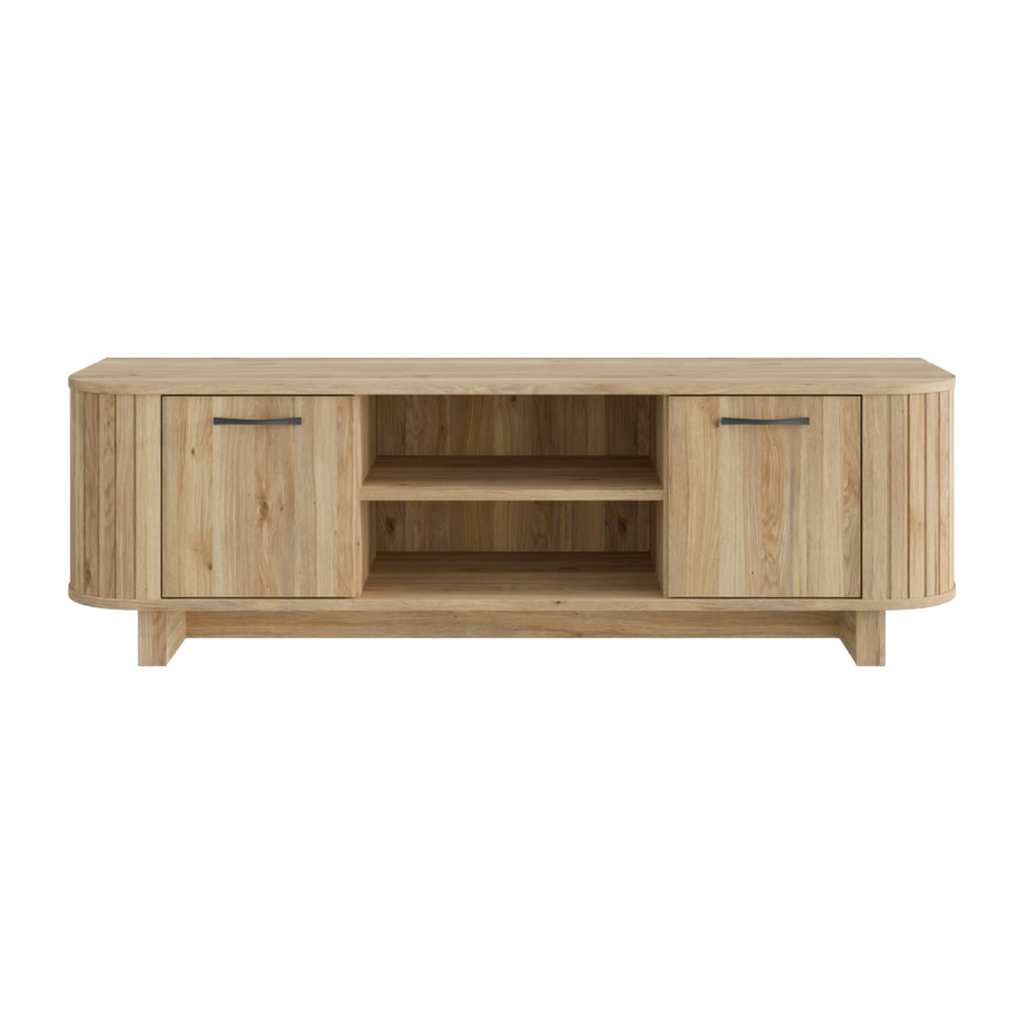 Meuble TV ALTERA 190,2 cm Imitation Chêne Mauvella