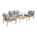 Salon bas de jardin Riveo 4 personnes