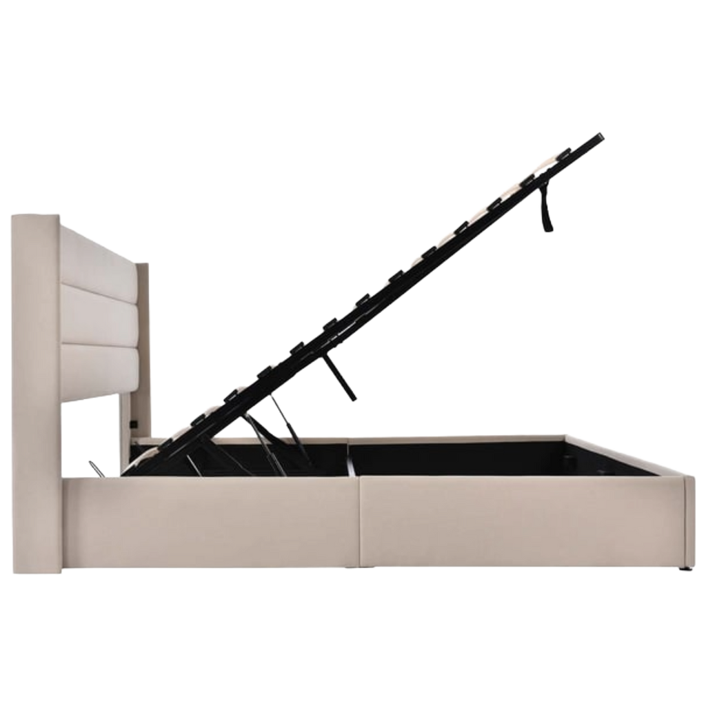Lit coffre MODERNLUXE 180 × 200 cm Beige