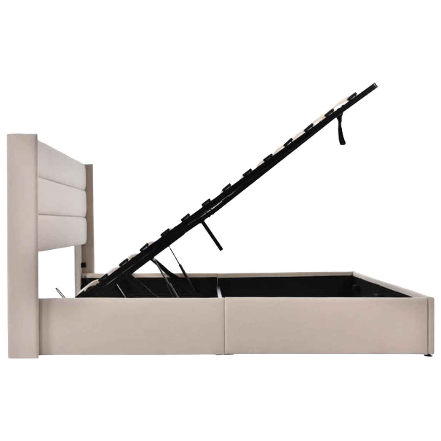 Lit coffre MODERNLUXE 180 × 200 cm Beige